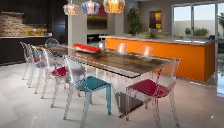 Mesas y sillas como opción decorativa en hogares y oficinas en metacrilato