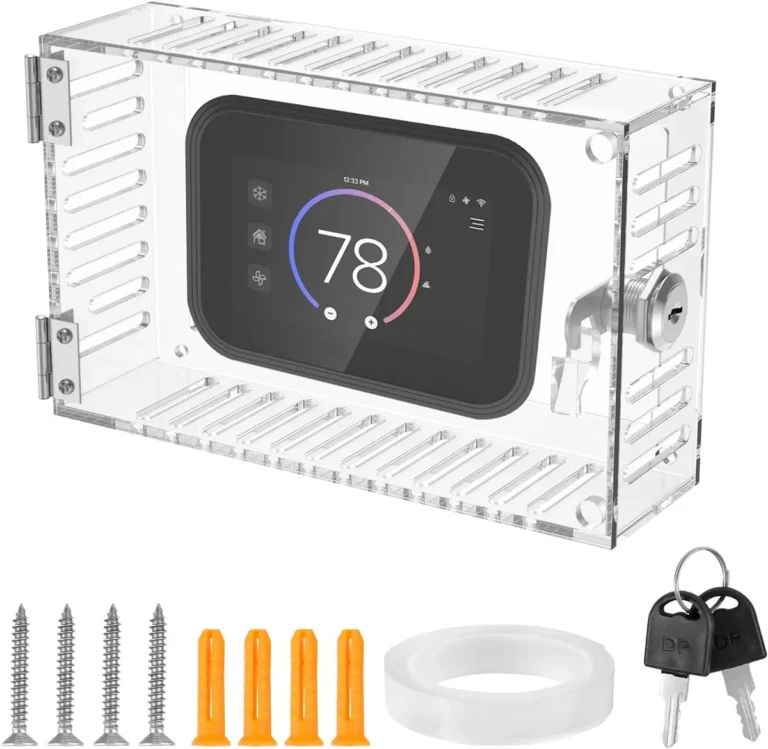 Cajetín de metacrilato transparente con llave