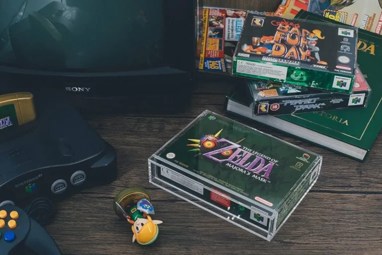 Protección de metacrilato para videojuegos retro