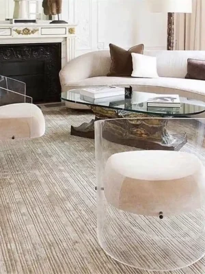 Decoración en metacrilato transparente y de diferentes colores