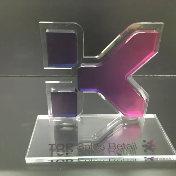 Metacrilato grabado con diseño