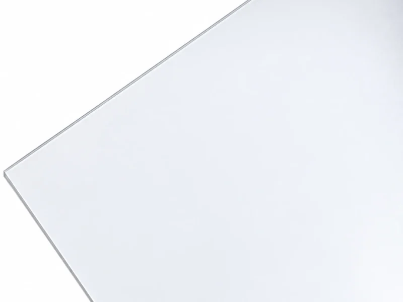 Placa transparente de metacrilato antirreflejo