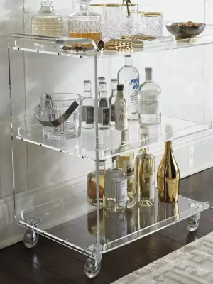 Carros y camareras a medida fabricados en metacrilato