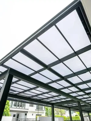 Techos de policarbonato para exteriores