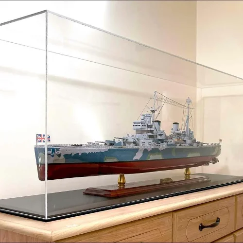 Urnas a medida para maquetas de metacrilato, protección y exhibición personalizada